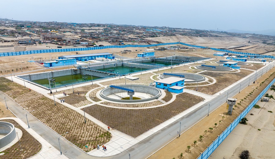 Tratamiento de Aguas Residuales acciona finaliza en peru la construccion de la planta de tratamiento de aguas residuales de pachacutec